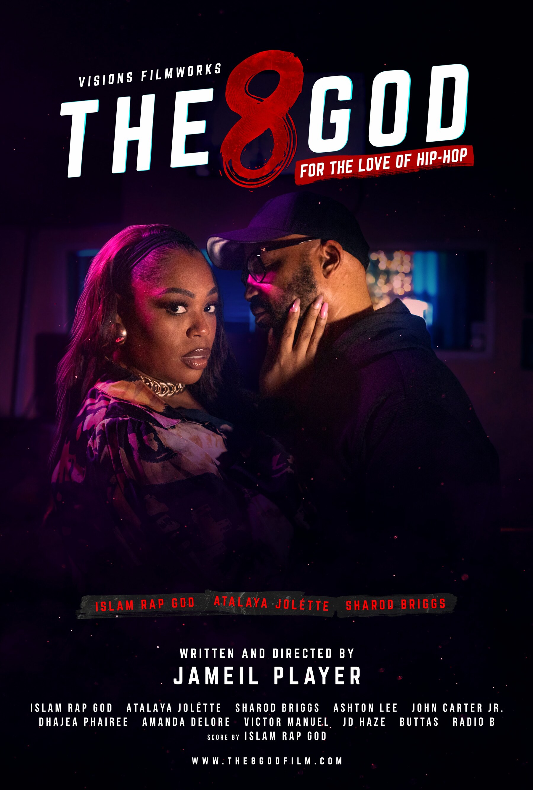 Official poster for The 8 God: For the Love of Hip-Hop
